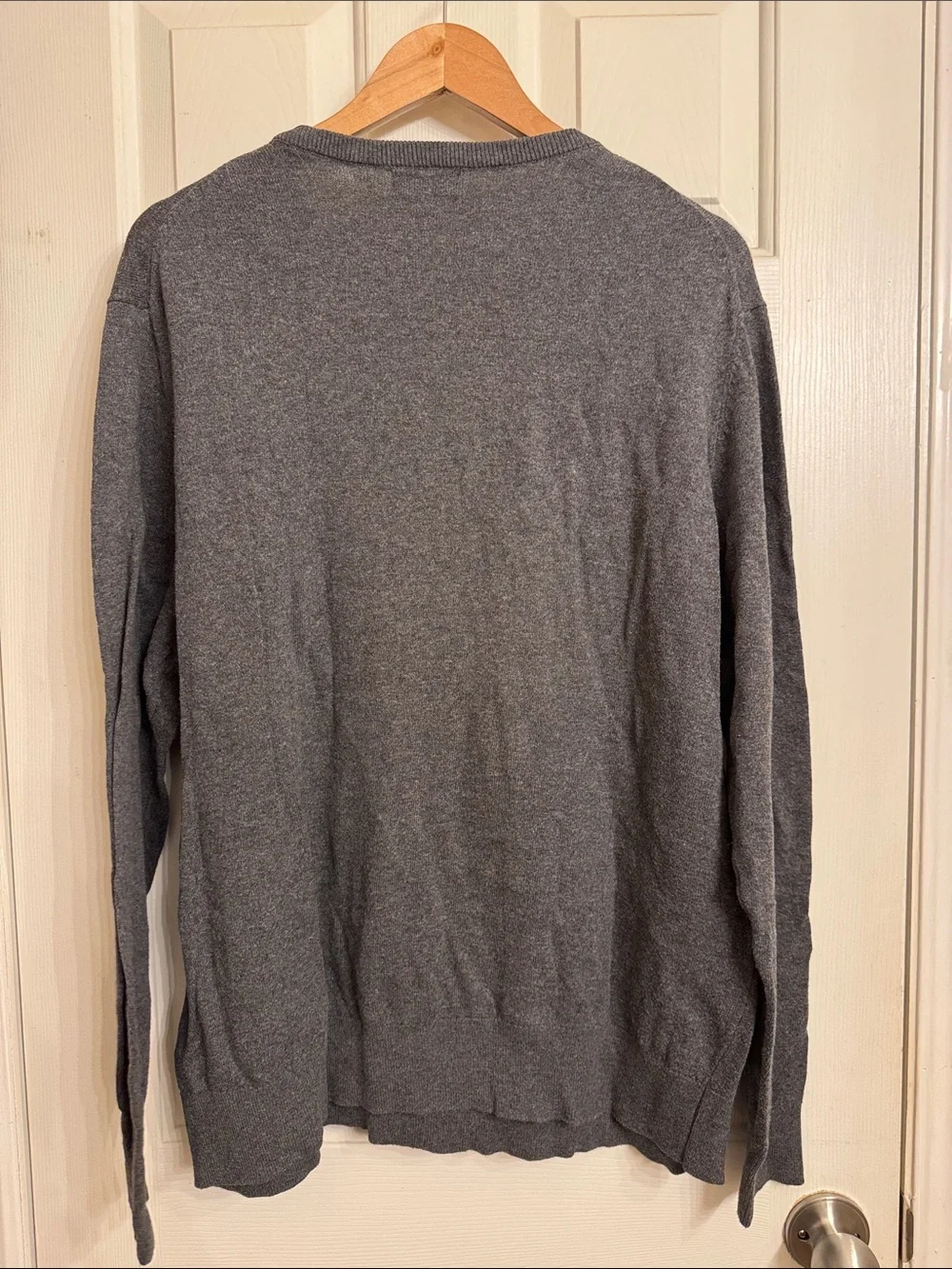 George Men's Grey Crewneck Sweater